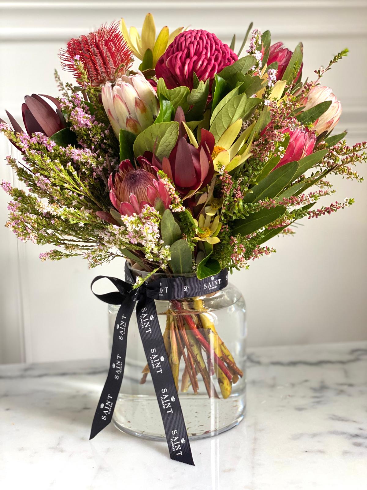 Native Flowers in a Vase